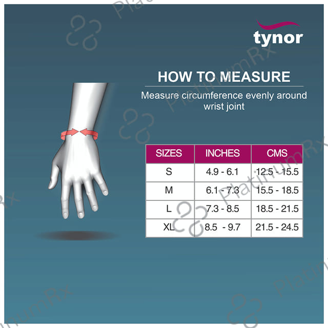 Tynor E 17 Wrist Support Urbane Medium Grey