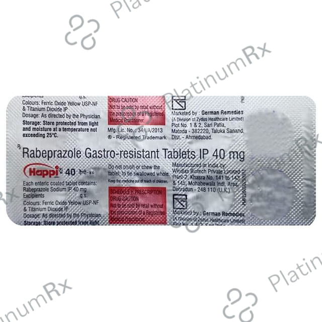 Happi 40mg Tablet 10s