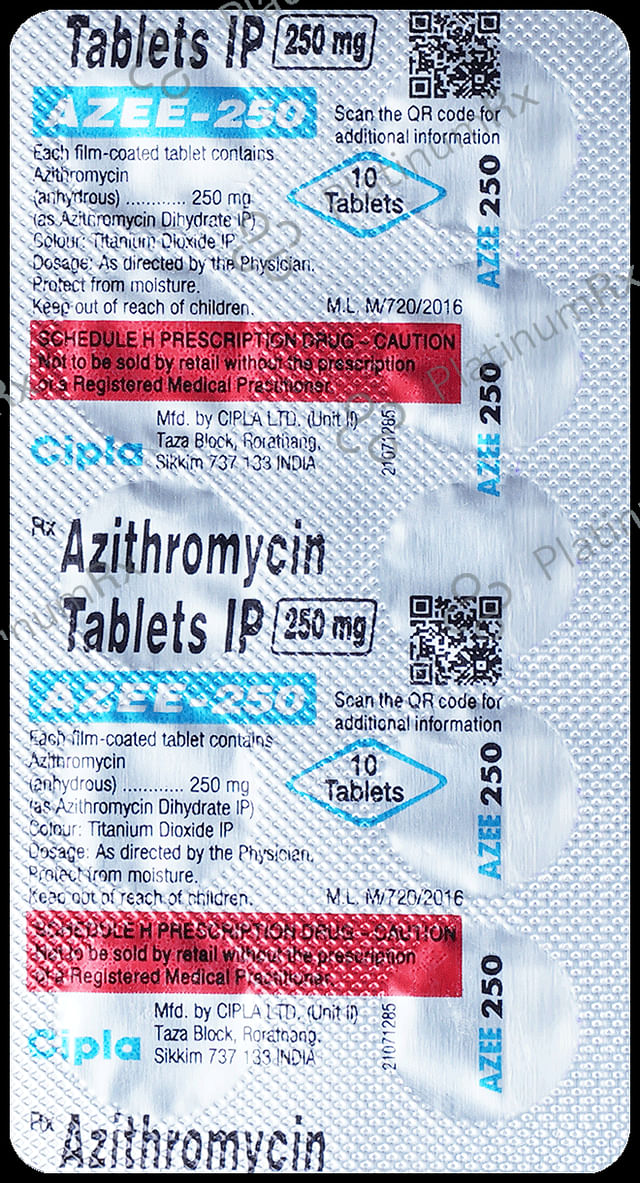 Azee 250mg Tablet 10s