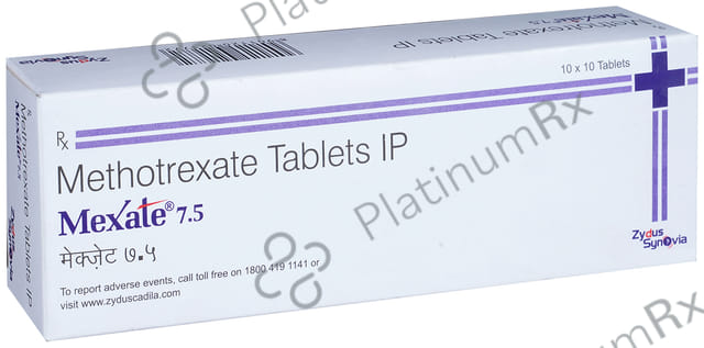 Mexate 7.5mg Tablet 10s