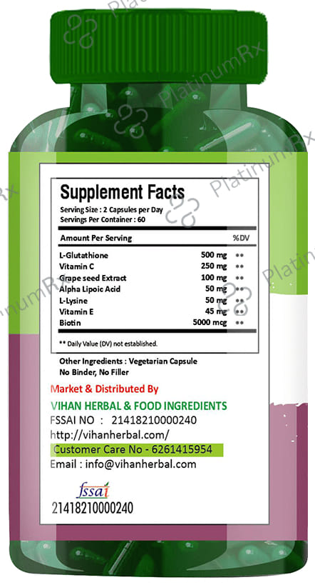 Purely Organics L-Glutathione Capsule