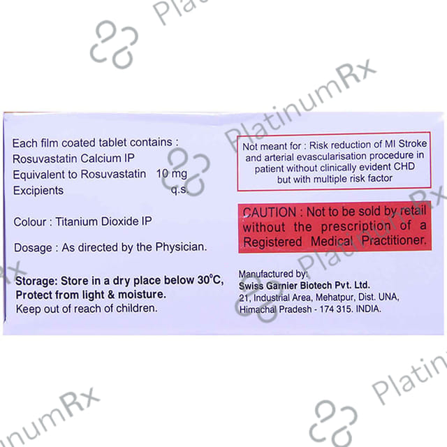 Rosachol 10mg Tablet