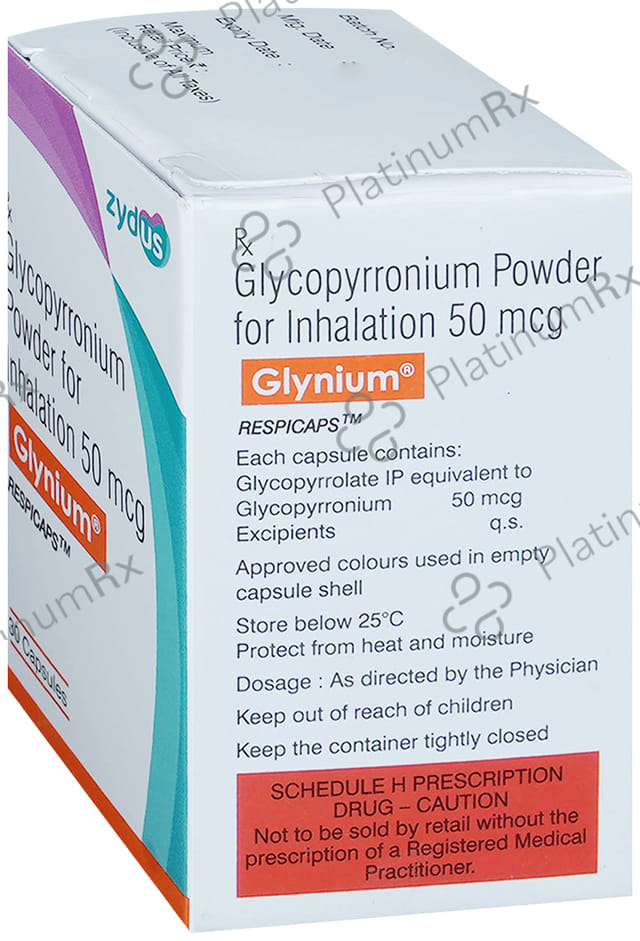 Glynium 50mcg Respicap 30s