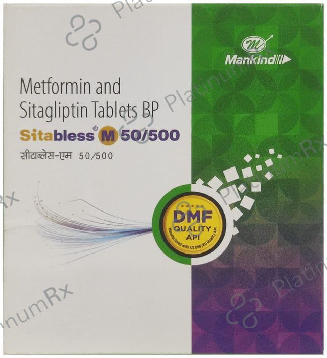 Sitabless M 50/500mg Tablet 15s