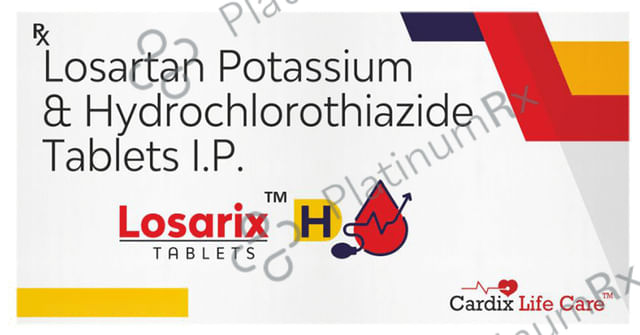 Losarix H 50/12.5mg Tablet 15s