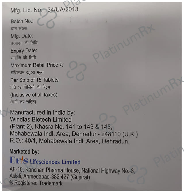 Glimisave M 1/850mg Tablet PR 15s