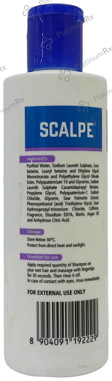 Scalpe Anti Hairfall Shampoo 200ml