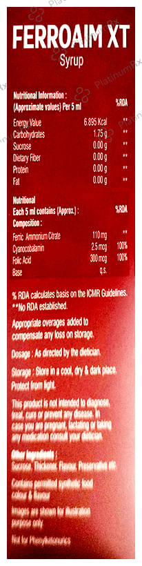 Kaim Pharmaceutical Ferroaim XT Syrup