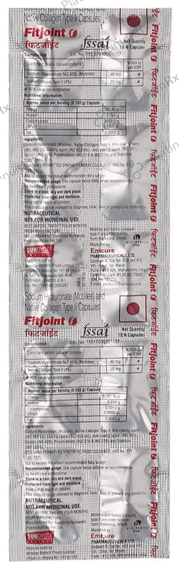 Fitjoint 60mg Capsule 10s