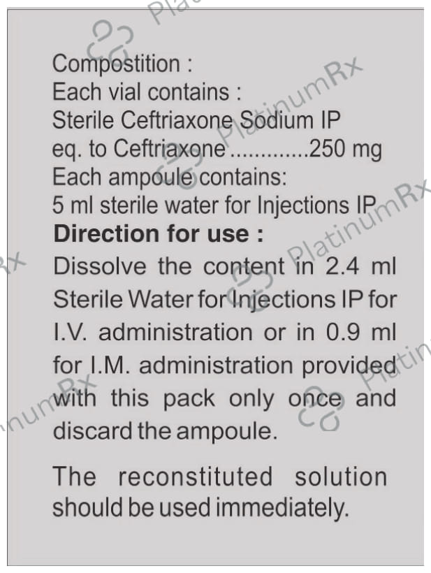 Ceftamart 0.25gm Injection