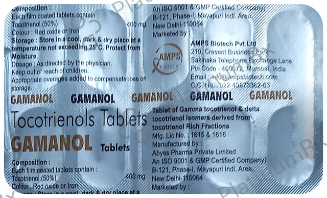 Gamanol 400mg Tablet 10s