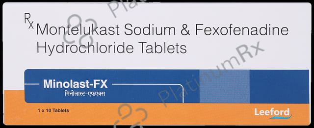 Minolast FX 10/120mg Tablet 10s