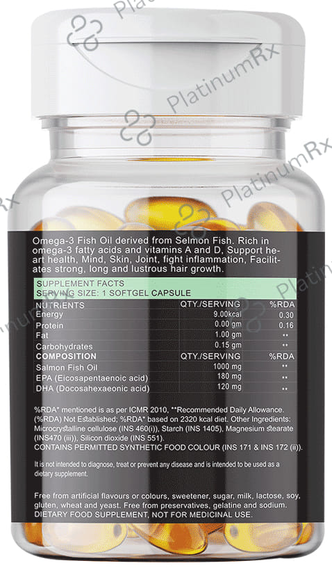 Nisbat Futurherbs Omega-3 Fish Oil 1000 mg Capsule