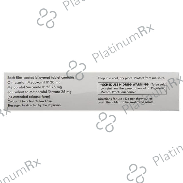 Olmat MT 25/20mg Tablet ER 15s