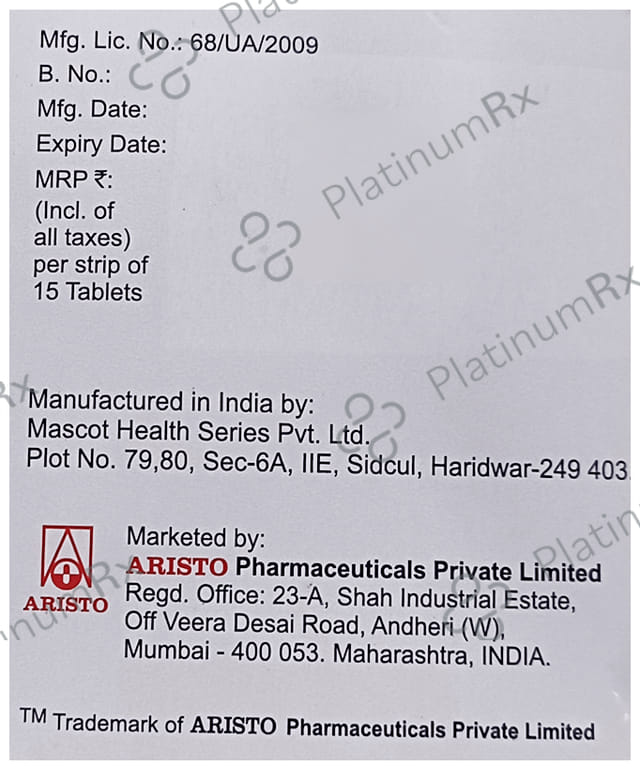 Sitaglo M 100/500mg Tablet PR 15s