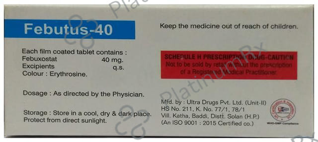 Febutus 40mg Tablet 10s (Ventus)