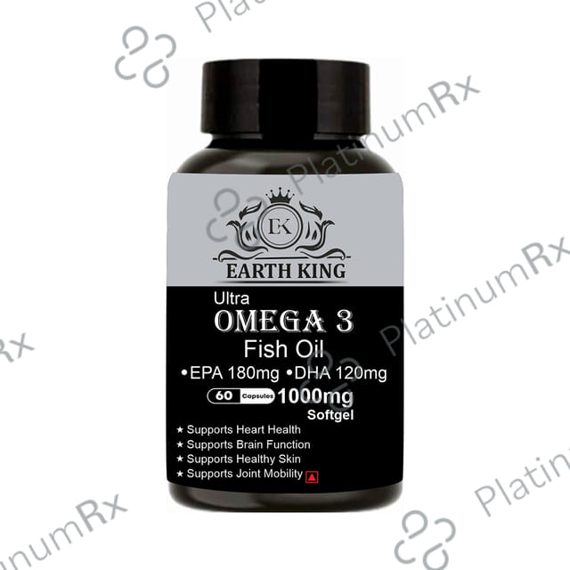 Earth King Ultra Omega 3 Fish Oil Softgel Capsule 1000mg