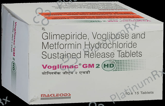 Voglimac GM 2 HD 2/500/0.3mg Tablet SR 15s