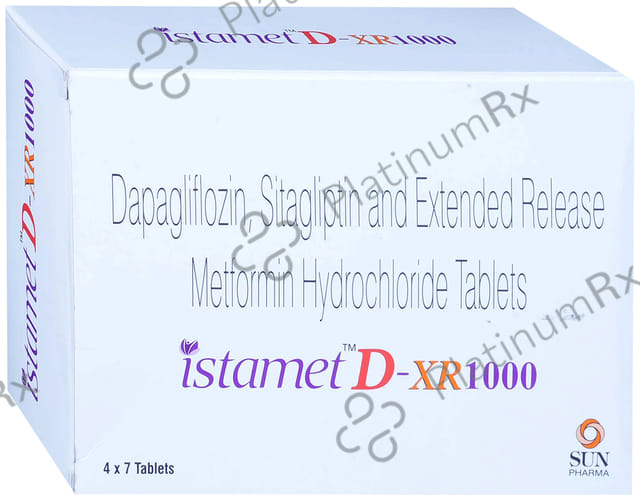 Istamet D XR 10/1000/100mg Tablet ER 7s