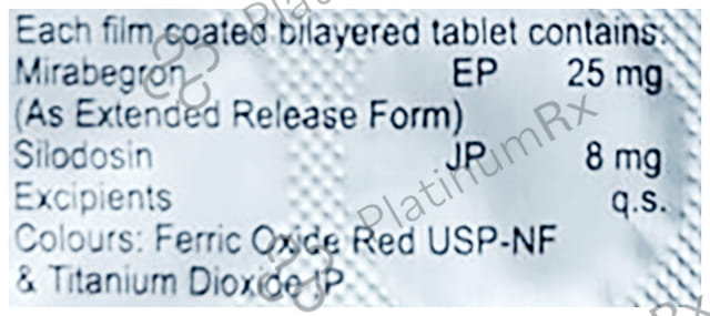 Rapilif M 25/8mg Tablet 15s