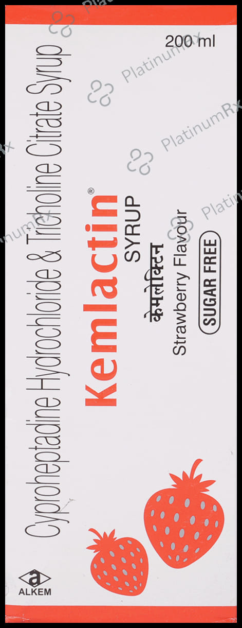 Kemlactin Syrup Strawberry Sugar Free