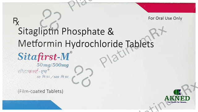 Sitafirst M 50mg/500mg Tablet