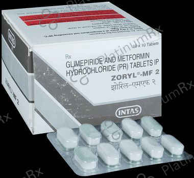 Zoryl MF 2/850mg Tablet PR 10s