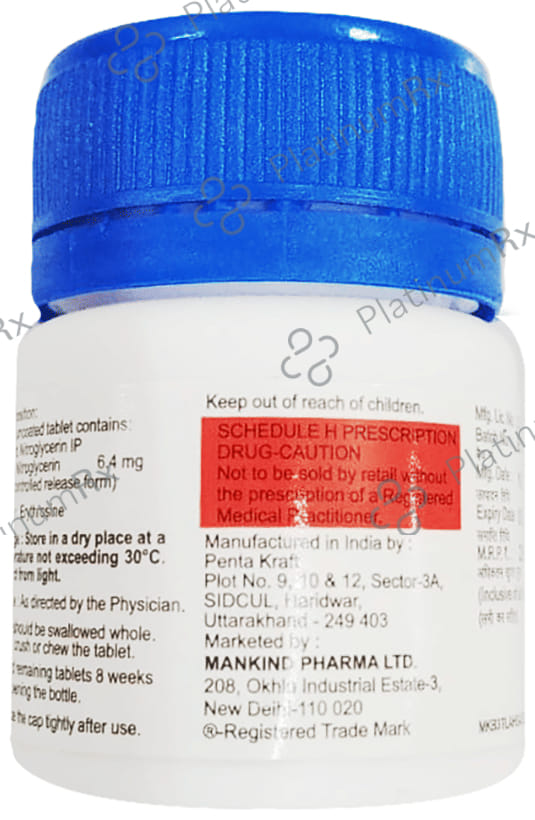Nitrolong 6.4mg Tablet CR 30s