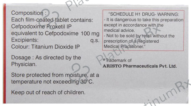 Monocef O 100mg Tablet 10s