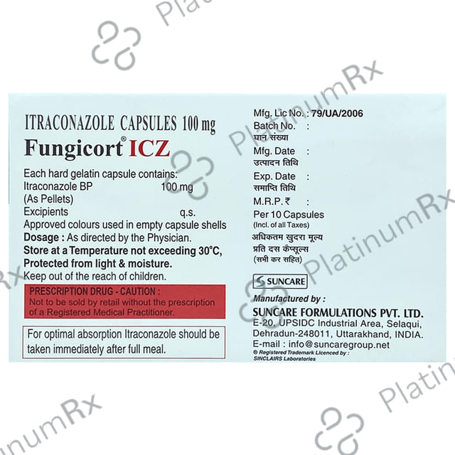 Fungicort ICZ Capsule