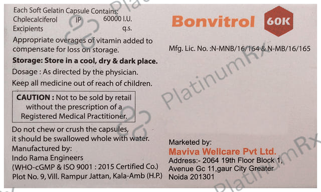 Bonvitrol 60K Softgel Capsule