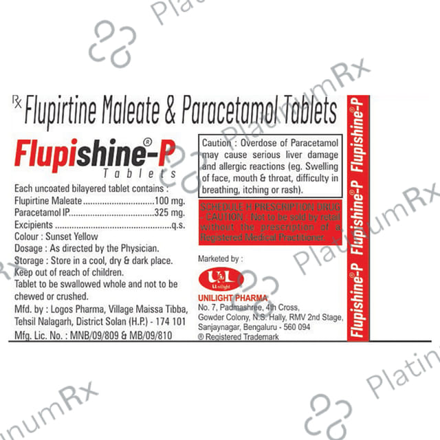 Flupishine P 100/325mg Tablet 10s