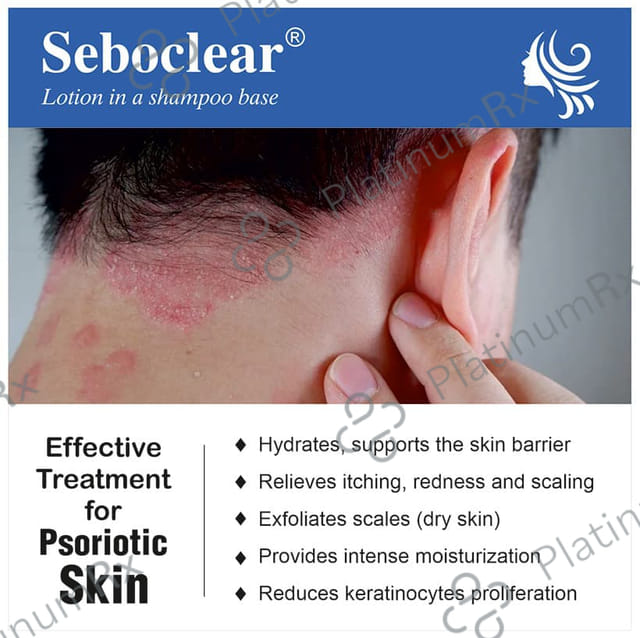 Seboclear Lotion - Effective In Psoriasis, Seboherric Dermatitis, Eczema & Dandruff