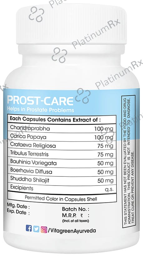 Vitagreen Prost-Care 500mg Capsule