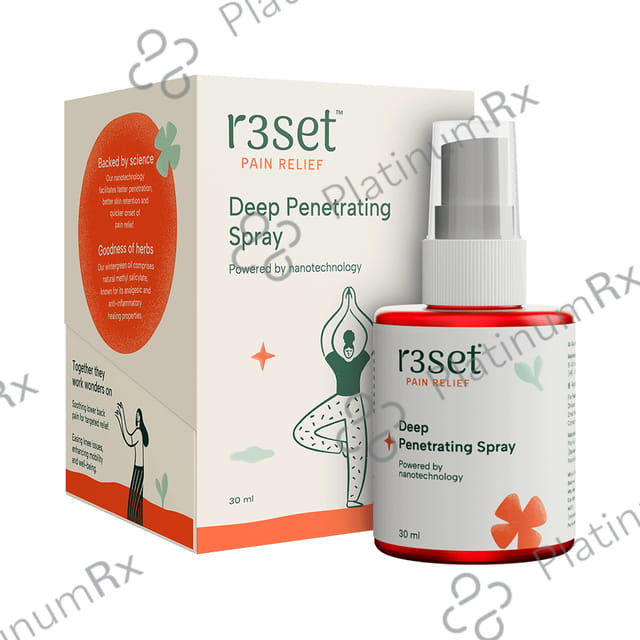 R3SET Instant Pain Relief Nanotech Spray