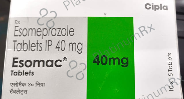 Esomac 40mg Tablet 15s
