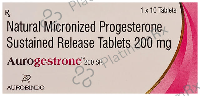 Aurogestrone 200mg SR Tablet 10s