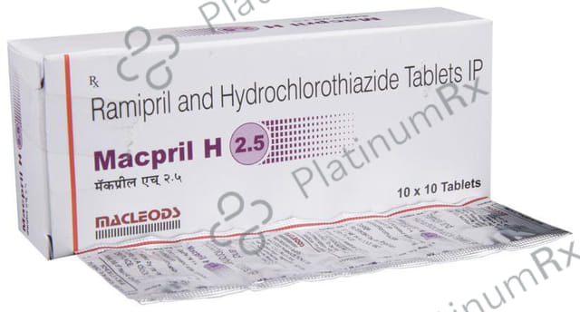 Macpril H 2.5mg Tablet 10s