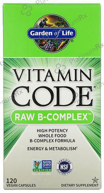 Garden of Life Vitamin Code Raw B-Complex Vegan Capsule