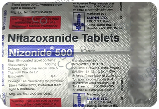 Nizonide 500mg Tablet 6s