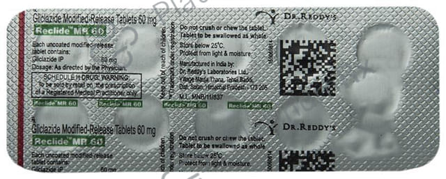 Reclide MR 60 Tablet 10 Tablet MR