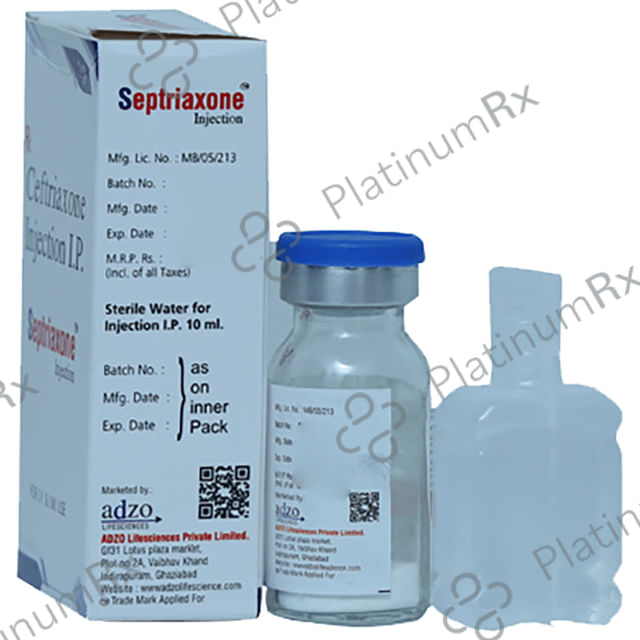 Septriaxone 1000mg Injection 1s