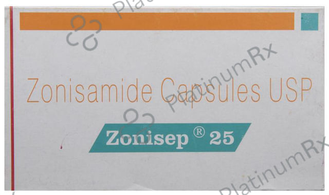 Zonisep 25mg Capsule 10s