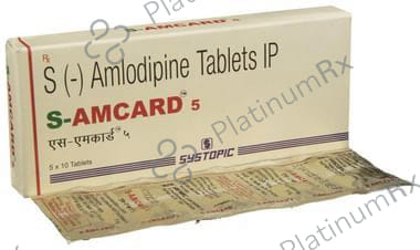 S Amcard 5mg Tablet 10s