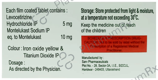 Monteneo LC 5mg/10mg Tablet