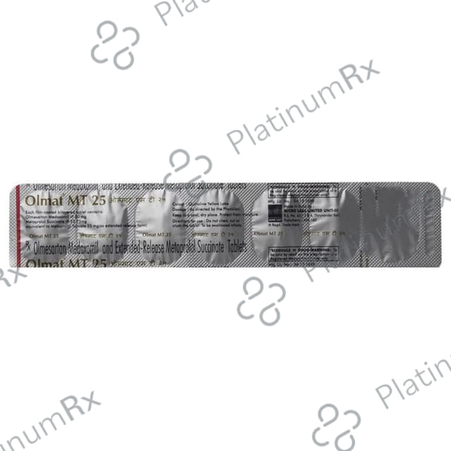 Olmat MT 25/20mg Tablet ER 15s