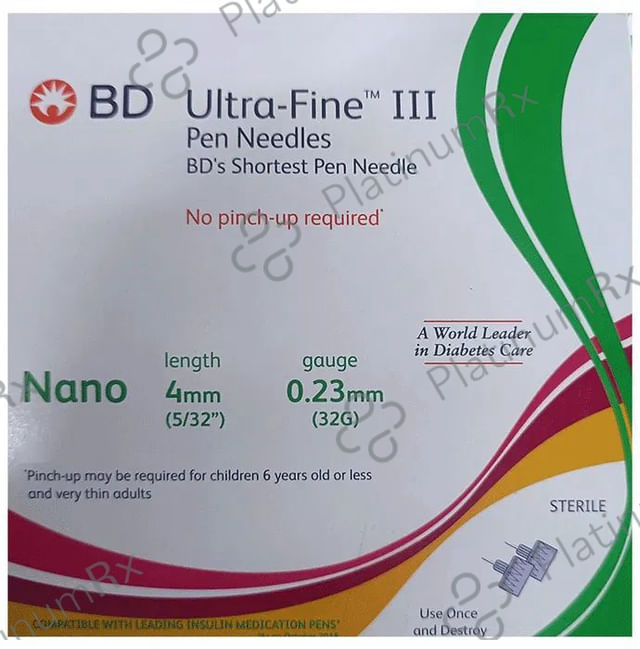 Bd Ultra Fine Nano Pen Needle 5s
