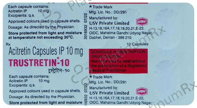 Trustretin 10mg Capsule 10s