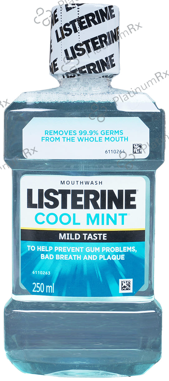 Listerine Mouth Wash Cool Mint Mild Taste 250 ml
