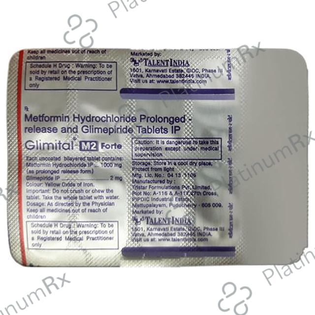 Glimital M2 Forte Tablet PR